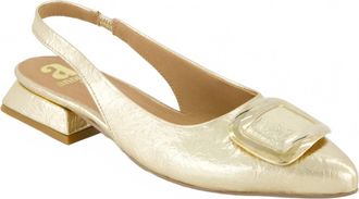 Andrea Womens Slingback Flats In Gold