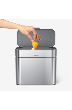 Simplehuman 4L compost caddy in Brushed Stainless Steel at Nordstrom