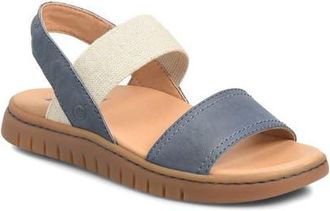 B&oslash;rn Amabel Sandal in Navy Leather at Nordstrom, Size 11