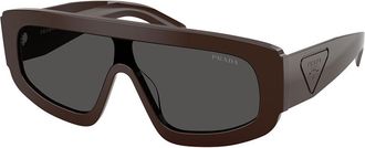 Prada PR D10S 27I50P Mens Sunglasses Brown Size 124