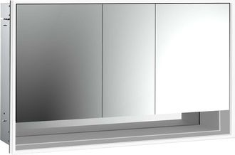 Emco Loft Armario Con Espejo Iluminado Y Estante Inferior, 1600mm, 3