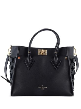 Louis Vuitton On My Side Monogram Tuffetage Leather MM tote bag - Nero