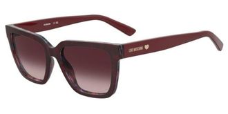 Love Moschino MOL087/S LHF/UQ Womens Sunglasses Burgundy Size 55