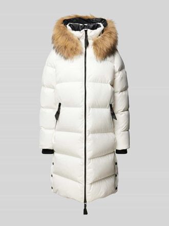 Rockn Blue Daunenmantel mit Kunstfellbesatz in Offwhite, Gr&ouml;&szlig;e 44