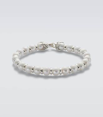 David Yurman Pearls and sterling silver bracelet
