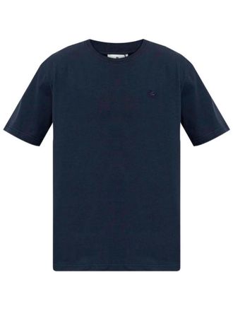 Etro Navy Blue Crewneck Logo T-Shirt