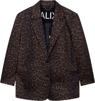 ALIX The Label Animal Blazer - Dames - Blazers - Bruin - L - Katoen - Jassen
