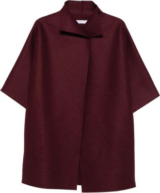 Harris Wharf London Cappotto a maniche corte - Rosso