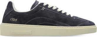 Dsquared2 Sneakers stringate in pelle scamosciata - Blu