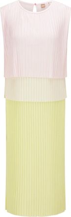 HUGO BOSS Dames Boss Emanis Jurk in Multi kleur