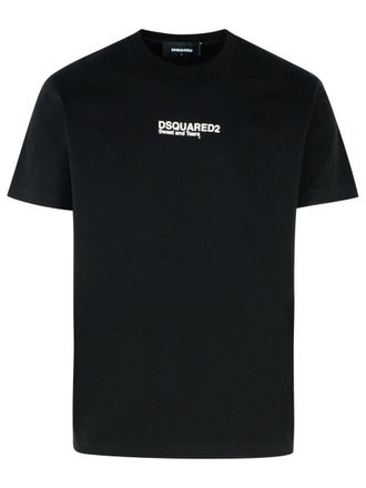 Dsquared2 Black Cotton T-Shirt