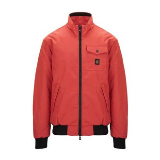RefrigiWear Bomber Jackets, male, Pink, Size: 2XL Bomber Jackets
