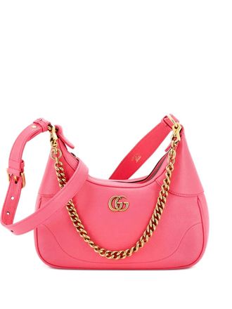 Gucci Aphrodite Zip Shoulder Bag Leather Small hobo bag - Pink