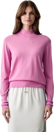 Patrizia Pepe Coltrui - Dames - Truien - Roze - Maat: L Wol