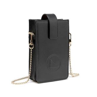 Lusso Golden State Warriors Ronnie Cell Phone Crossbody Purse in Black at Nordstrom