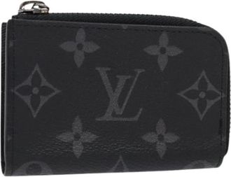 Louis Vuitton Pre-owned Wallets, female, Black, Size: ONE SIZE Pre-owned Canvas Wallet