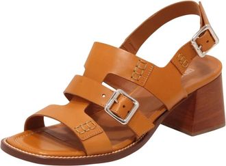 Guglielmo Rotta 5504 0005 Grain Ranch - Dames - Sandalen met hakken - Bruin - 36 EU - Schoenen
