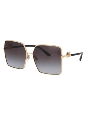 Dolce & Gabbana 0DG2279 Gold Metal Square Sunglasses - Gold