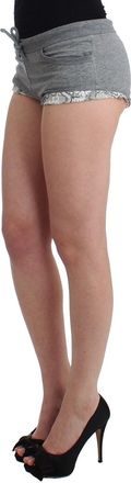 Ermanno Scervino Womens Lingerie Gray Mini Shorts Sleepwear Hotpants Cotton