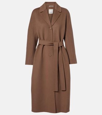 Max Mara Dama virgin wool wrap coat
