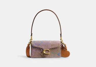 Coach Tabby Shoulder Bag 20 In Crystal Signature Jacquard
