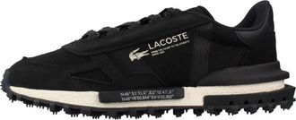 Lacoste Elite Active - Dames - Sneakers - Zwart - 41 EU - Leer - Schoenen