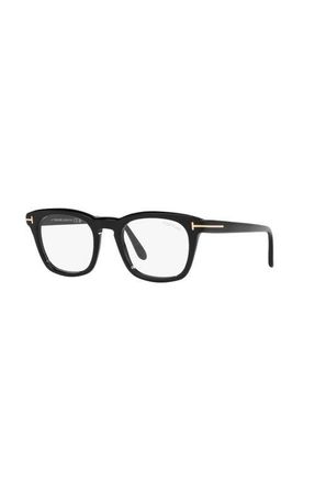 Tom Ford 50mm Square optical glasses in Black at Nordstrom