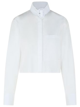 Courr&egrave;ges wit katoenen overhemd