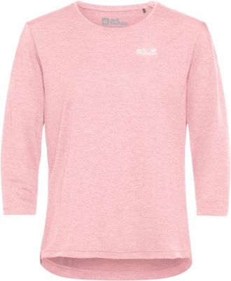 Jack Wolfskin Wildtrail 3/4 Funktionsshirt f&uuml;r Damen | rosa
