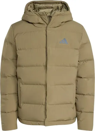 adidas Helionic Climawarm Hooded Down Jacket Olive Strata JX0580