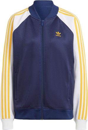 adidas (WMNS) adidas Adicolor Classics Oversized SST Track Jacket Asia Sizing Dark Blue IK0422