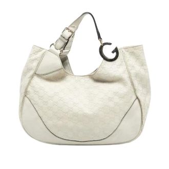 Gucci Pre-owned Shoulder Bags, female, White, Size: ONE SIZE Pre-owned Charlotte Tote