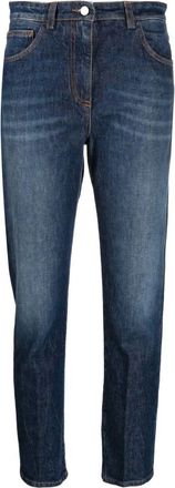 Seventy Denim Blue Stretch Mixed Wash Jeans