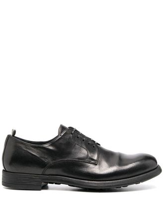 Officine Creative leather Derby shoes - men - Buffalo Leather/Leather/Leather - 44 - Black