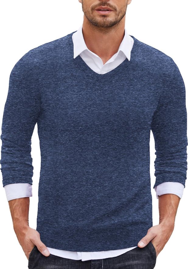 COOFANDY Herren Rollkragenpullover – Feinstrick, Schlanke Passform, Stehkragen & Langarm Für Winter