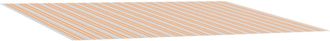 vidaXL Tela De Repuesto Para Toldos Azul Y Naranja 450 X 300 Cm Vidaxl