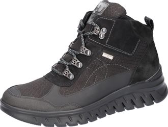 Waldl&auml;ufer Trekkingschuh WALDL&Auml;UFER H-BIGGI, Damen, Gr. 4,5 (37,5), schwarz, Gummi, Nubukleder, Synthetik, Textil, Veloursleder, unifarben, Schuhe Trekkingschuh,