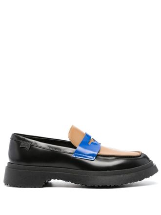 Camper Walden Twins 45mm leather penny loafers - Zwart