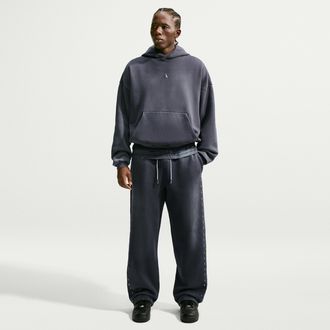 Nike Mens Ja Standard Issue Therma-FIT Fleece Open Hem Basketball Pants in Black | IM5764-010