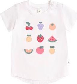 Huxbaby Fruit Salad Tee in White at Nordstrom, Size 6-12M Au