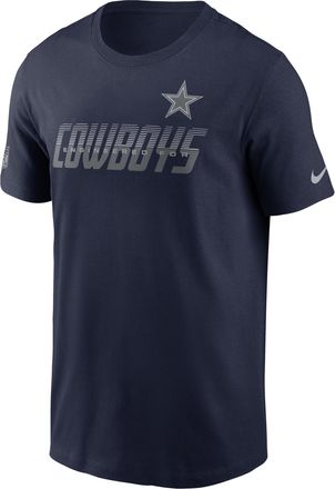 Nike Dallas Cowboys Sideline Team Issue Nike Mens Dri-FIT NFL T-Shirt in Blue | 02ET41S7RD-TF9