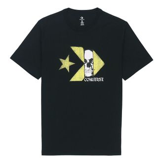 Converse Chuck Taylor Skull Logo Short Sleeve T-Shirt Asia Sizing Black 10019893-A01