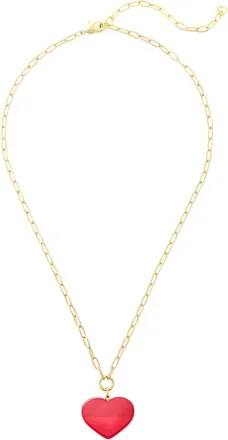 Machete Jewelry Midi Heart Pendant Necklace in Ruby at Nordstrom