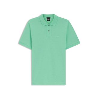 BOSS Pallas polo shirt in cotton piqu&eacute; with embroidered logo