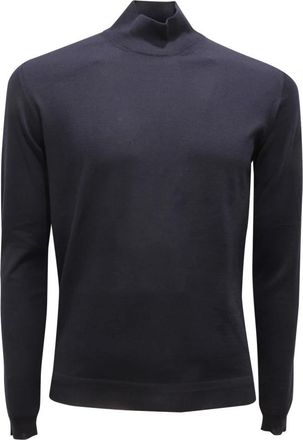 Goes Botanical Lupetto Costina Sweater - Heren - Coltruien - Blauw - S - Wol - Truien & Vesten