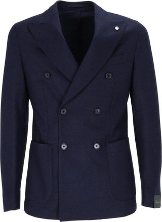 Lubiam Formal Blazers - Heren - Business blazers - Blauw - M - Kostuums