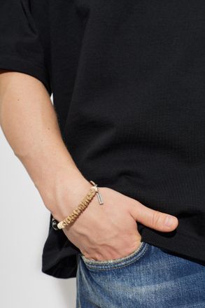 Isabel Marant Bracelet With Wooden Beads, Mens, Brown