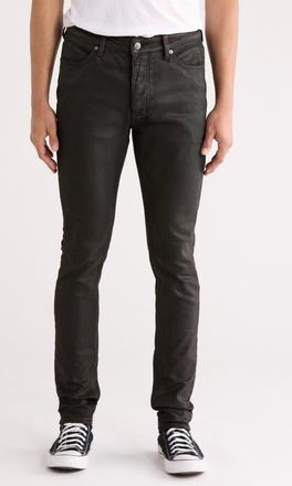 Ksubi Van Winkle Main Stage Coated Skinny Jeans in Black at Nordstrom, Size 34