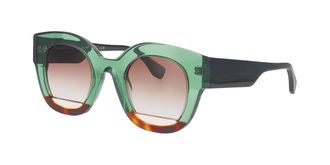 Face &agrave; Face Fill 2 2725 Womens Sunglasses Green Size 50