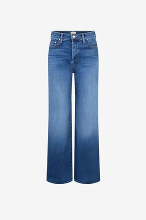 Mother Jeans mit weitem Bein The Ditcher Roller Sneak Arigato Mr. Robato